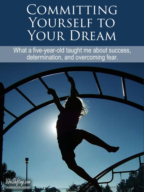 Committing Yourself to Your Dream - Pinterest pin